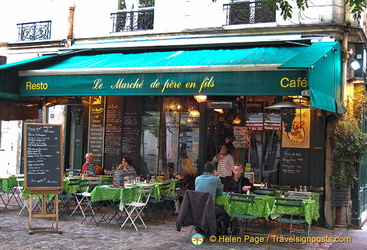 Restaurant Le Marché, a French bistrot at 2 Place du Marché Sainte-Catherine